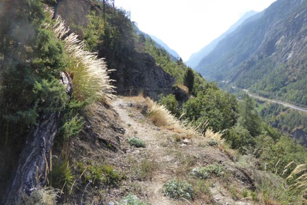Le sentier de la vallée de Saas renaît