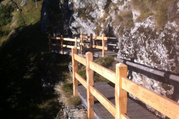 Le chemin du Knebelbrücke