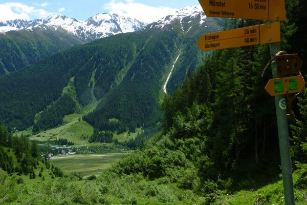 Le chemin d'altitude de Conches (Gommer Höhenweg)
