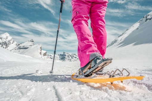 Gemmi Schneeschuhlaufen